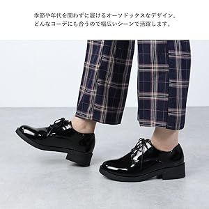 Amazon | [サンエープラスフェミニン] レースアップシューズ